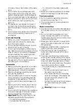 Preview for 3 page of Electrolux GA60LI220 User Manual