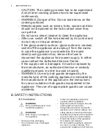 Preview for 4 page of Electrolux GK69TSIO User Manual