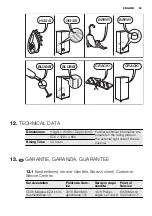 Preview for 59 page of Electrolux GT22311 User Manual