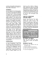 Preview for 8 page of Electrolux ICF100E Instructions For Use Manual