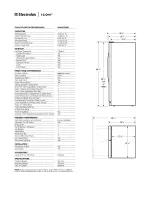 Electrolux ICON E23CS75DSS Specification preview