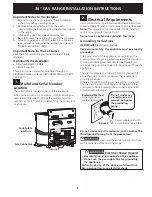 Preview for 3 page of Electrolux ICON Professional E36GF76JPS Installation Instructions Manual