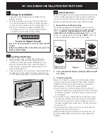 Preview for 6 page of Electrolux ICON Professional E36GF76JPS Installation Instructions Manual