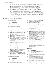 Preview for 4 page of Electrolux IK2915BR User Manual