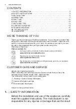 Preview for 2 page of Electrolux IK307BN User Manual