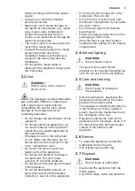 Preview for 5 page of Electrolux IK307BN User Manual