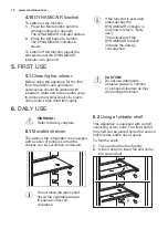 Preview for 10 page of Electrolux IK307BN User Manual