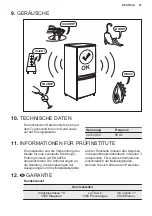 Preview for 47 page of Electrolux IK307BNL User Manual