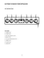 Preview for 5 page of Electrolux Insight EKG6049 User Manual