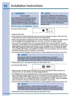 Preview for 18 page of Electrolux IQ-TOUCH EIGD55H IW Installation Instructions Manual