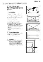 Preview for 27 page of Electrolux KBB5T Operating Instructions Manual