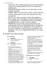 Preview for 4 page of Electrolux KHS641X User Manual