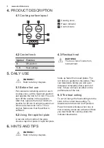 Preview for 8 page of Electrolux KHS641X User Manual