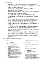 Preview for 4 page of Electrolux KOCEH70X User Manual