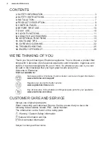 Preview for 2 page of Electrolux KOHGH00XA User Manual