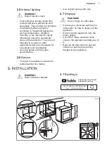 Preview for 7 page of Electrolux KOHGH00XA User Manual