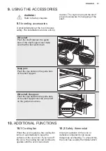 Preview for 13 page of Electrolux KOHGH00XA User Manual