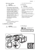 Preview for 7 page of Electrolux KOIGH00KA User Manual