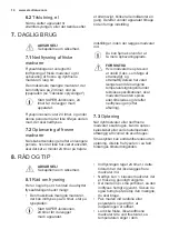 Preview for 10 page of Electrolux LCB1AF10W0 User Manual