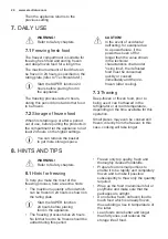 Preview for 24 page of Electrolux LCB1AF10W0 User Manual