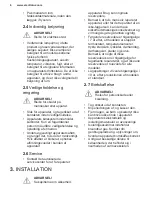 Preview for 6 page of Electrolux LCB1AF14W0 LCB3LF20W0 User Manual