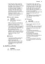 Preview for 23 page of Electrolux LCB1AF14W0 LCB3LF20W0 User Manual