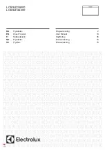 Preview for 1 page of Electrolux LCB3LD26W0 User Manual