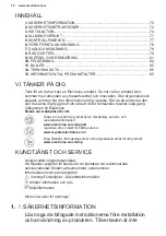 Preview for 70 page of Electrolux LCB3LD26W0 User Manual