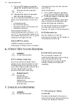 Preview for 78 page of Electrolux LCB3LD26W0 User Manual