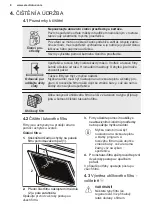 Preview for 8 page of Electrolux LFG335W User Manual