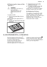 Preview for 25 page of Electrolux LFG335W User Manual