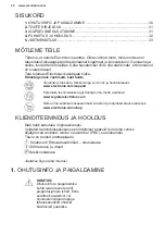 Preview for 30 page of Electrolux LFG335W User Manual