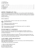 Preview for 2 page of Electrolux LFG517X User Manual