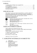 Preview for 126 page of Electrolux LFV436K User Manual