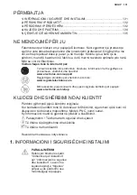 Preview for 131 page of Electrolux LFV436K User Manual