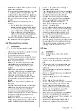 Preview for 5 page of Electrolux LIL61443BW User Manual