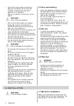 Preview for 6 page of Electrolux LIT60320C User Manual