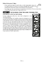 Preview for 10 page of Electrolux LRC5ME38W3 User Manual