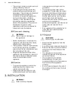 Preview for 6 page of Electrolux LTB1AE24W0 User Manual