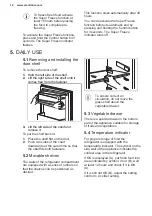 Preview for 12 page of Electrolux LTB1AF28U0 User Manual