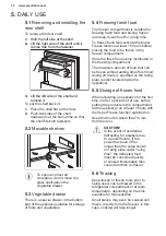 Preview for 10 page of Electrolux LTB1AF28W0 User Manual