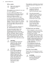 Preview for 8 page of Electrolux LUC4NE23X User Manual