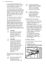 Preview for 8 page of Electrolux LUT5NF20W User Manual