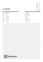 Preview for 1 page of Electrolux LUT5NF28U1 User Manual