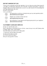 Preview for 4 page of Electrolux LUT5NF28W1 User Manual