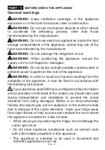 Preview for 4 page of Electrolux LUT7NE28W1 User Manual