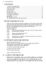 Preview for 2 page of Electrolux LYB1AE8W0 User Manual