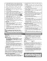 Preview for 3 page of Electrolux Mini Trim Instruction Manual