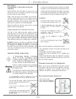 Preview for 3 page of Electrolux N520J Use & Care Manual