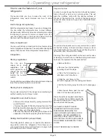 Preview for 13 page of Electrolux N520J Use & Care Manual